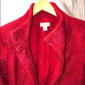 Funnel Neck Polyester Loft Coat